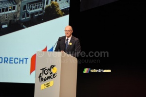 Ahmed Aboutaleb, Mayor of Rotterdam, start location of the Tour de France Femmes avec Zwift 2024 (7402x)